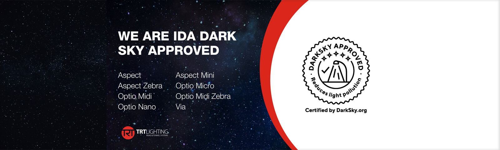 TRT is proud to have  achieved IDA Dark Sky approval gallery image