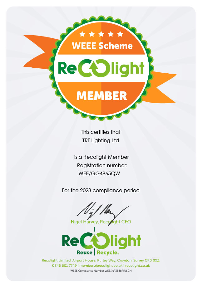 Recolight Certificate